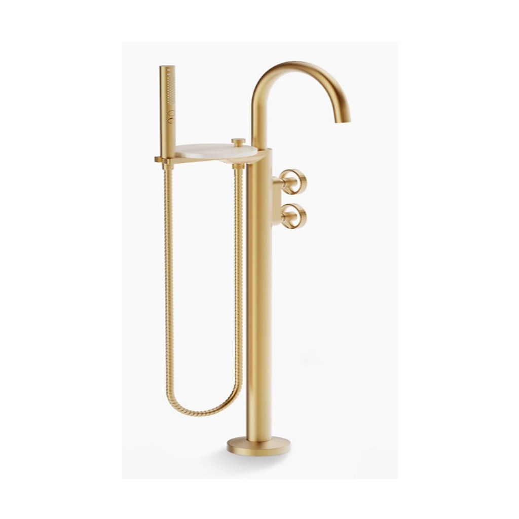 Floor Mount Bath Filler by Kohler | Luxury Freestanding Bath Tap – YT ...